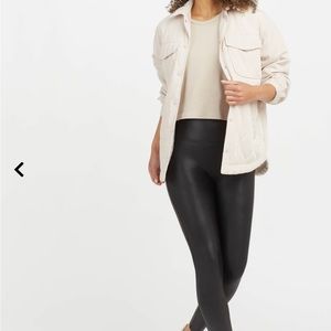SPANX Faux Leather Leggings